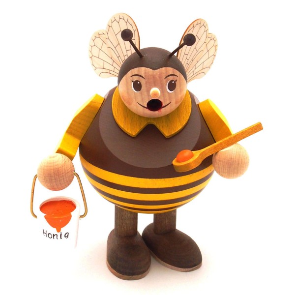 Mini-Kugelrauchfigur Biene