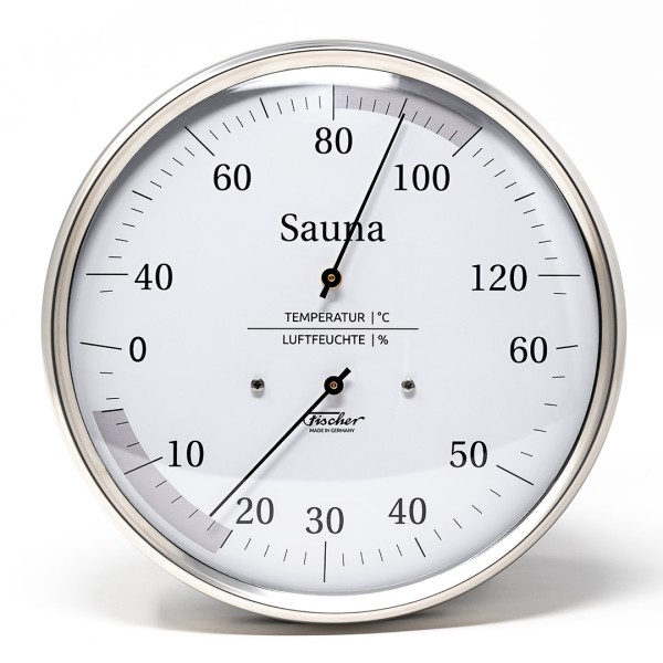 Fischer Sauna-Thermohygrometer - 160 mm