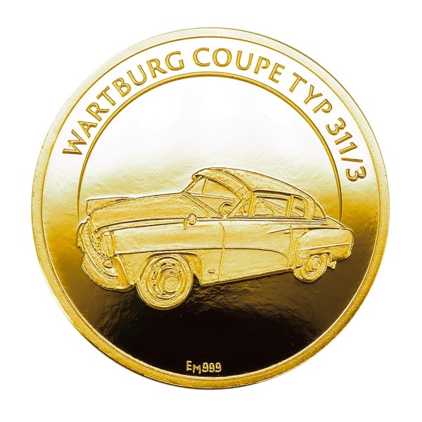 Sonderprägung Feingold - Wartburg Edition - Coupe Typ 311/3