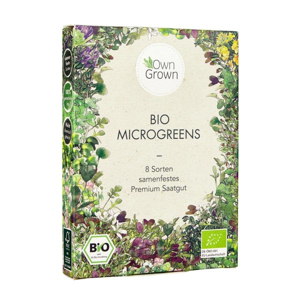 Bio Microgreens - Sprossensamen - Saatgut 8er-Set