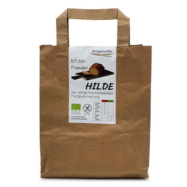 Fraeulein Hilde - glutenfreie, vegane Bio-Brotbackmischung