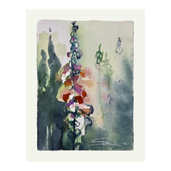 Aquarell - Blütenkerzen