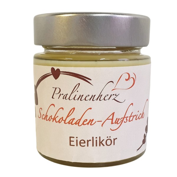 Pralinenherz - Schokoladen-Aufstrich - Eierlikör