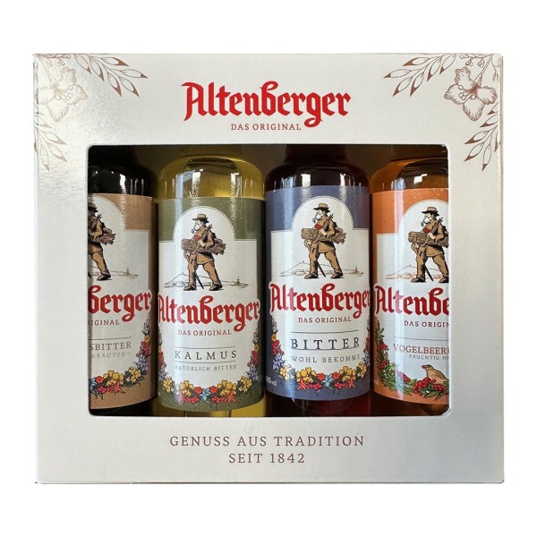 Altenberger Klassiker Set - 4 edle Kräuter-Spirituosen