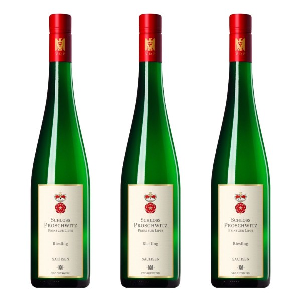 Schloss Proschwitz - 3er-Set - Riesling feinherb 2022 - Weißwein