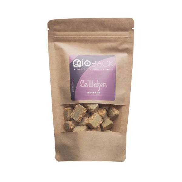 QioBack LeWafer - Sesam Salz