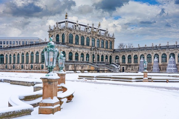 Wandbild Dresden - Im Zwinger (Motiv DMDD33)