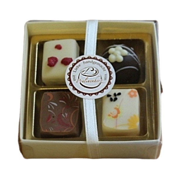 Pralinenherz - Pralinen-Mischung - 4er-Set