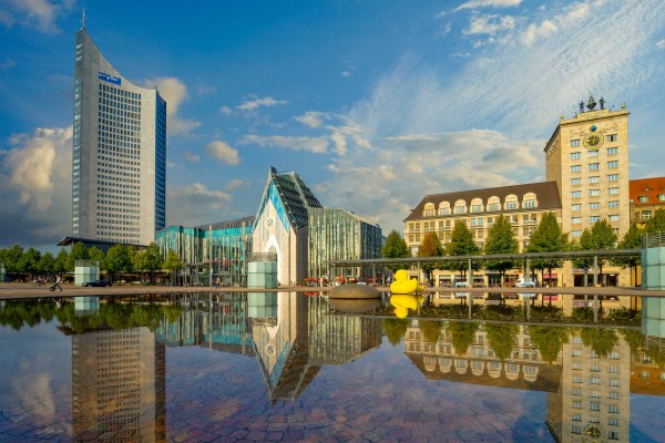 Wandbild Leipzig - Der Augustusplatz (Motiv DML01)