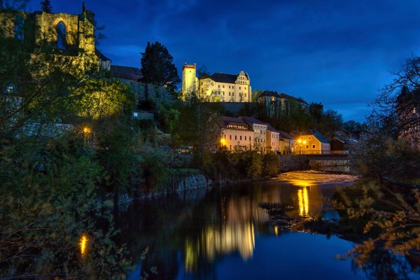 Wandbild Bautzen - Bautzen bei Nacht (Motiv BH01)