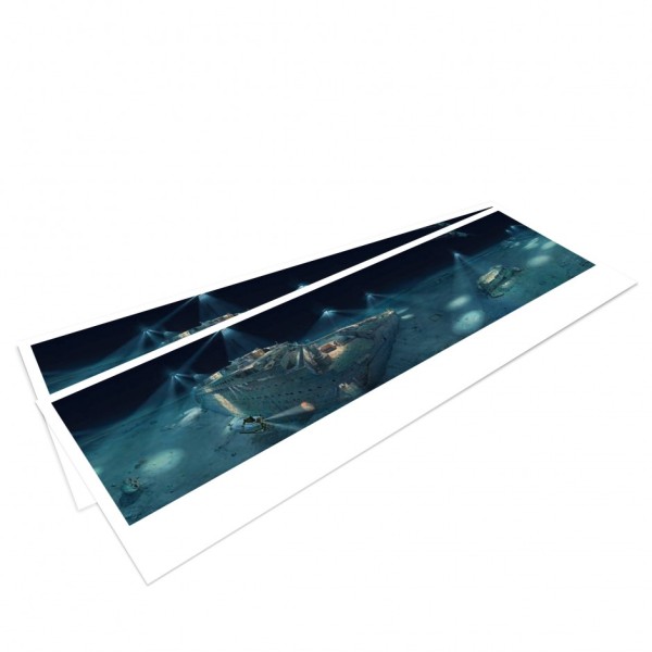 TITANIC  Panoramapostkarte
