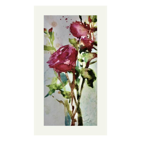 Aquarell - Rose